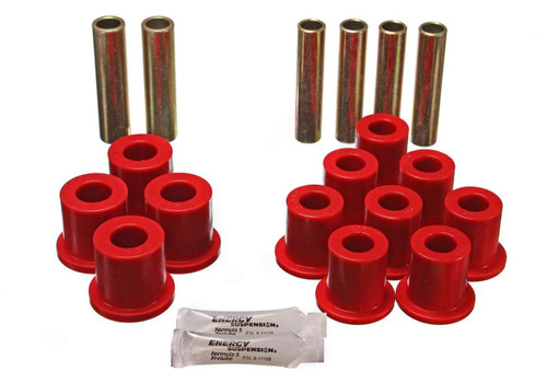 Energy Suspension Ford Complete Spring & Shackle Set Red - ENE4-2114R