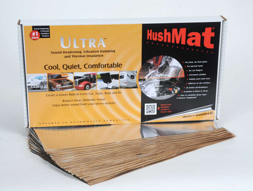 Hushmat Ultra Floor/Dash Kit- 20 pc 12in.x23in. Silver - HMT10401