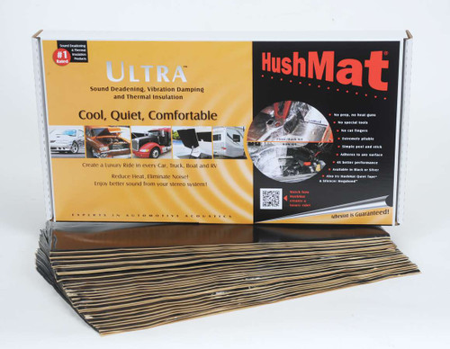 Hushmat Ultra Bulk Kit- 30 pc 12in.x23in. Black - HMT10500