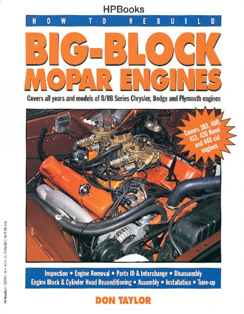 HP Books How To Rebuild BB Mopar  - HPPHP1190