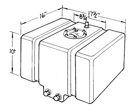 Jaz 12-Gallon Drag Race Cell  - JAZ250-012-01