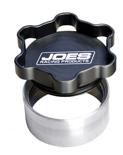 Joes Filler Cap with Weld-In Bung Alum  2in ID Black - JOE37402