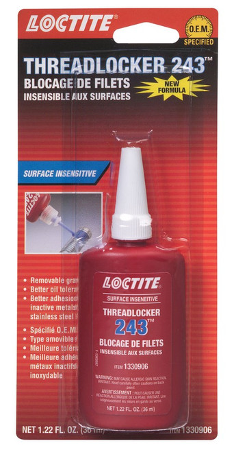 Loctite Threadlocker 243 Blue 36ml/1.22oz - LOC1330906