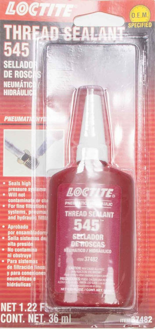 Loctite Thread Sealant 545 36ml/ 1.22oz Pneumatic/Hydrlic - LOC492145