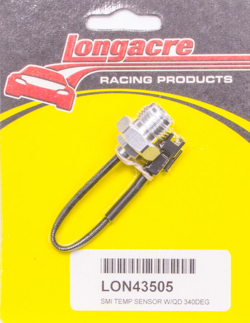 Longacre Temp Sensor 340deg w/ QD Lead & Manifold Fitt - LON52-43505