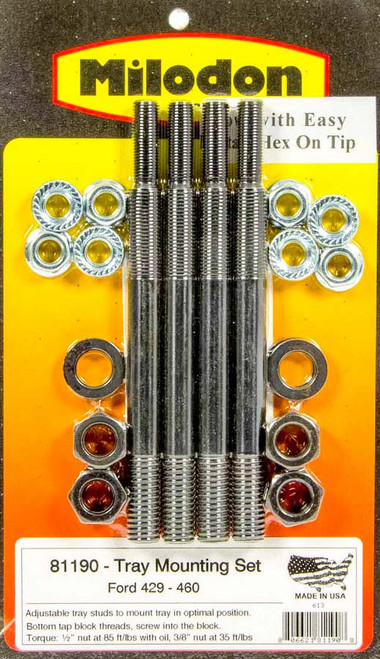 Milodon BBF Windage Tray Installation Kit - MIL81190