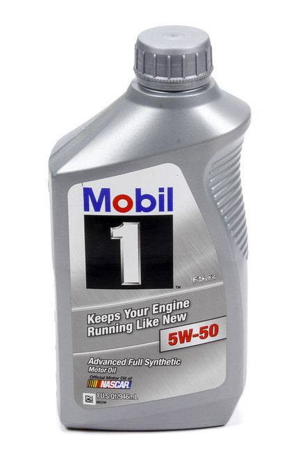 Mobil 1 5w50 Synthetic Oil 1 Qt. FS X2 - MOB122075-1
