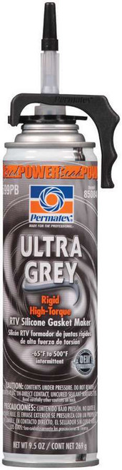 Permatex Powerbead Ultra Grey RTV Silicone 9.5oz - PEX85084