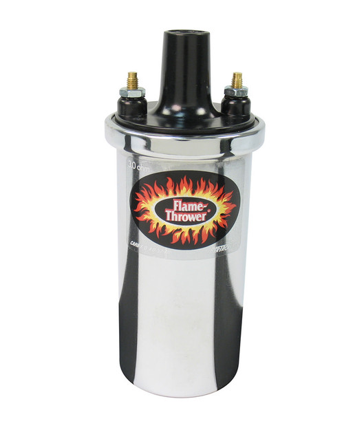 Pertronix Flame-Thrower Coil - Chrome oil filled 3 ohm - PRT40501