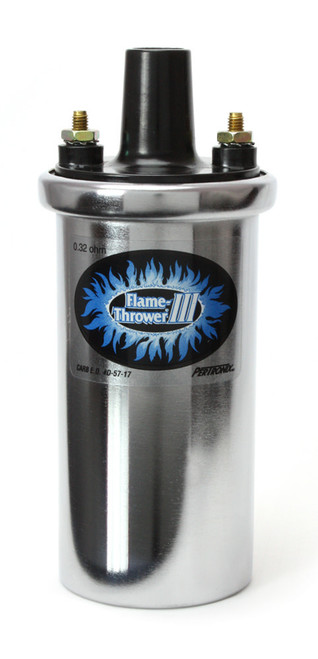 Pertronix Flame-Thrower III Coil - Chrome - Oil Filled - PRT44001