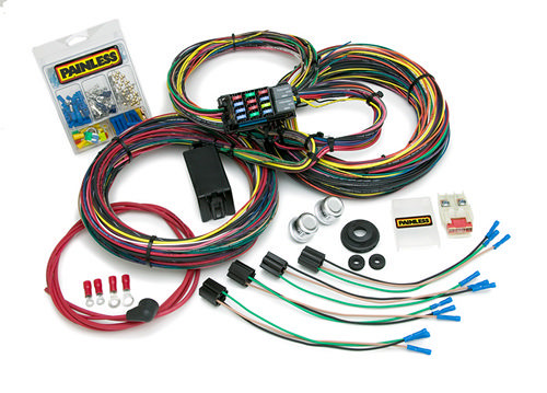 Painless 66-76 Ford Muscle Car Wiring Harness 21 Circui - PWI10123