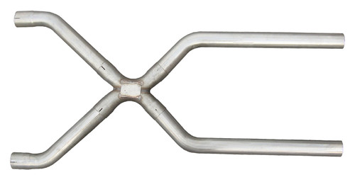 Pypes Universal 3.5in X-Pipe Stainless - PYPXVA14