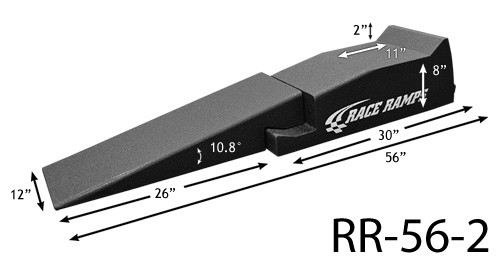 Race Ramps Race Ramp 56in 2pc Design Pair - RMPRR-56-2