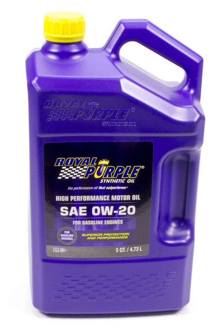 Royal Purple 0w20 Multi-Grade SAE Oil 5 Quart Bottle - ROY51020