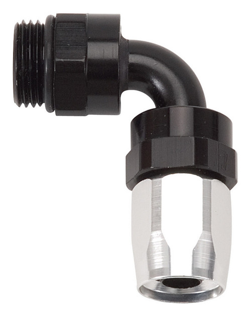 Russell #6 90 Deg Swivel Hose End to #6 Port Black - RUS612463