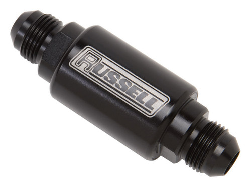 Russell P/C #6 3in Fuel Filter - Black - RUS650133