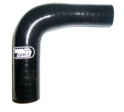 Samco 3/4in to 5/8in 90 Deg Reducer Elbow Black - SAMRE9019-16BLACK