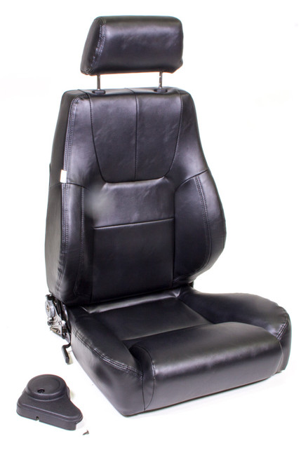 Scat Elite Lumbar Seat - RH - Black Vinyl - SCA80-1200-51R