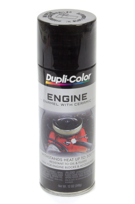 Dupli-Color Gloss Black Engine Paint 12oz - SHEDE1613