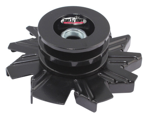 Tuff-Stuff Alternator Stealth Black Fan and Pulley Combo - TFS7600BB