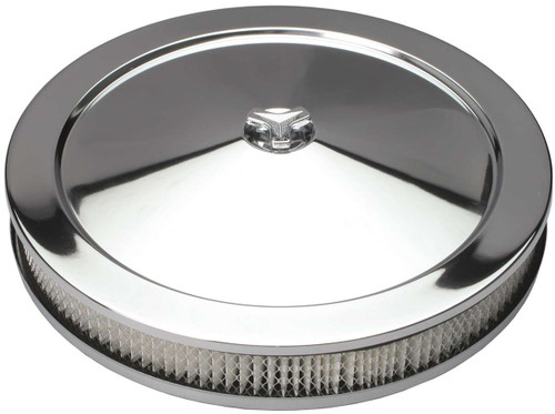 Trans-Dapt 14in Flat Base Air Cleaner - TRA2315