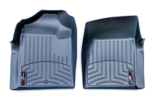 WeatherTech 07-13 GM P/U Std Cab Front Floor Liners Black - WEA443431