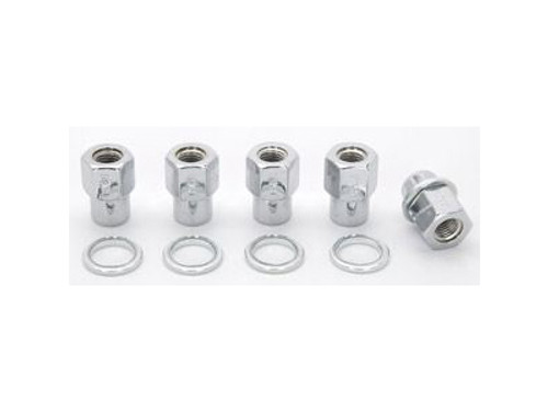 Weld Lug Nuts w/Washers 7/16-20 Shank Open End - WEL601-1454