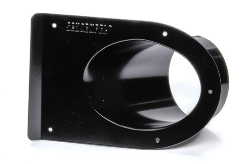 Schoenfeld Tail Pipe Saver 4in Black 45 Degree - SCH400TSB-45