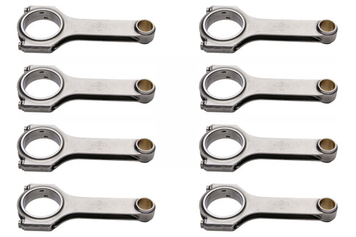 Eagle SBC 4340 Forged H-Beam Rods 6.200 w/ARP 2000 - EAGCRS6200B3D2000