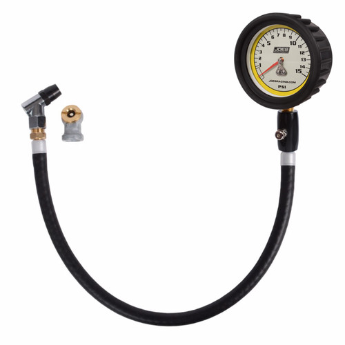 Joes Tire Pressure Gauge 0-15psi Pro w/HiFlo Hold - JOE32325