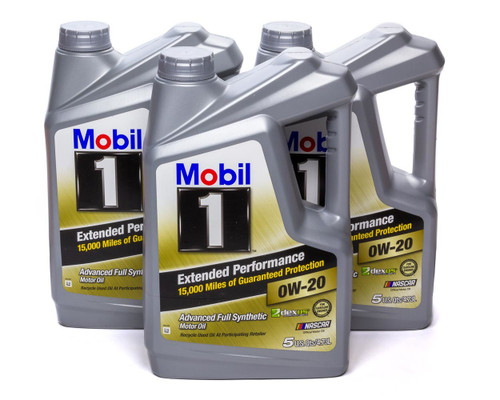 Mobil 1 0w20 EP Oil Case 3x5 Qt Bottles - MOB120903