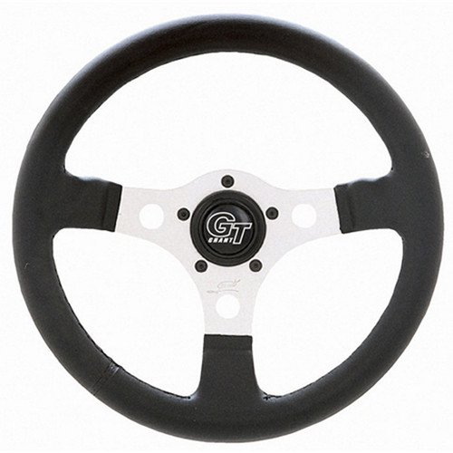 Grant Steering Wheel Formula GT 12in 5-Bolt Sil/Blk - GRT762