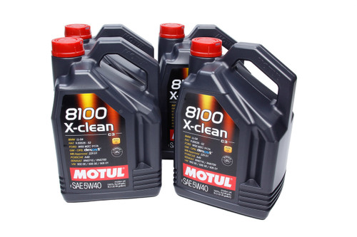 Motul 8100 X-Clean 5w40 Case 4x5 Liter - MTL102051-4