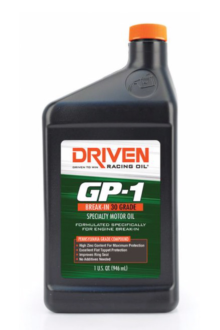 Driven GP-1 Break-In 30W 1 Quart - JGP19336
