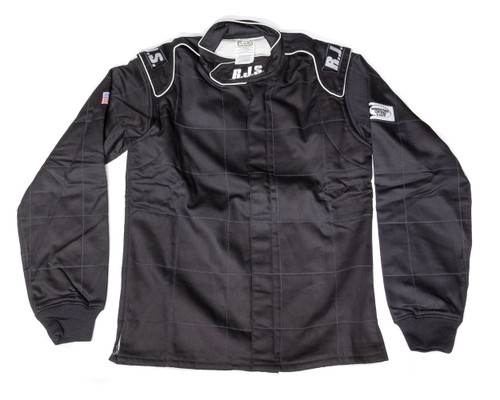 RJS Jacket Black X-Large SFI-3-2A/5 FR Cotton - RJS200430106