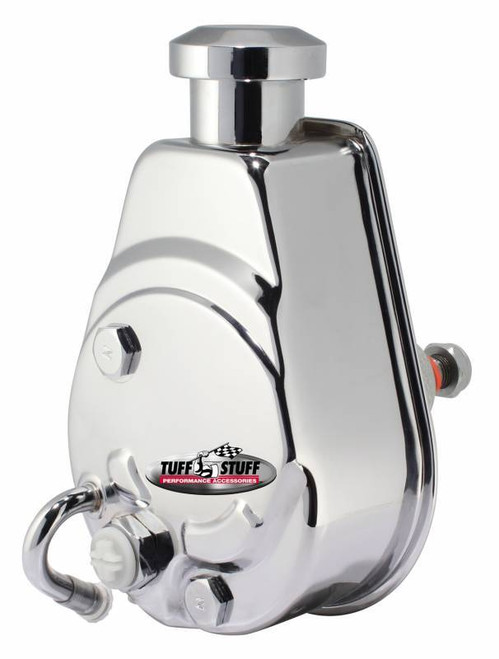 Tuff-Stuff GM Power Steering Pump Keyed shaft chrome - TFS6171A