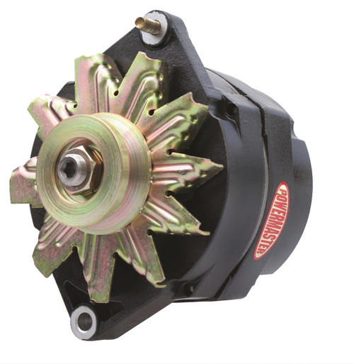 Powermaster XS Volt Alternator GM CS130 140 Amp Black - PWM58028