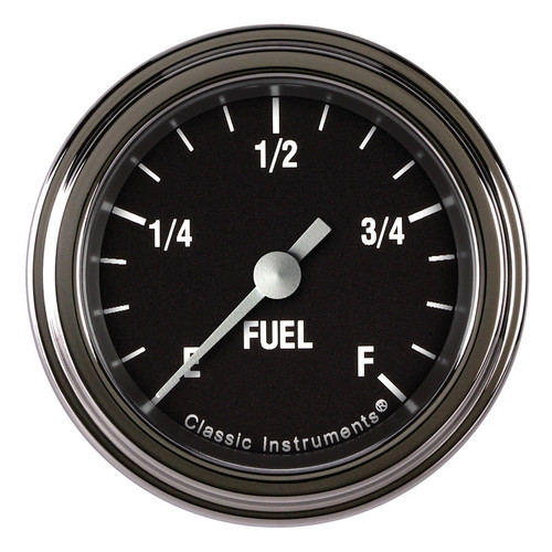 Classic Hot Rod Fuel Gauge 2-1/8 Full Sweep - CLAHR109SLF