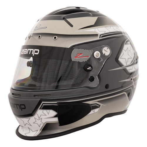 Zamp Helmet RZ-70E Switch L Black/Gray SA2020/FIA - ZAMH760C01L