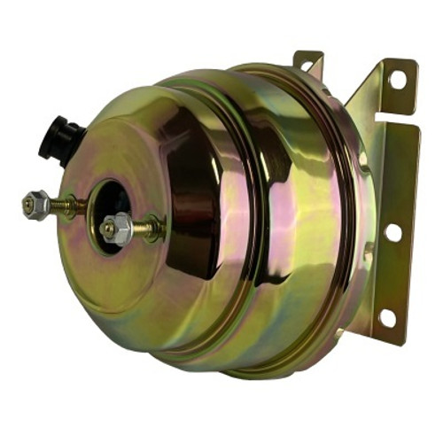 Leed 73-91 GM P/U Brake Booster 8in Dual Zinc - LEEPBKT6000