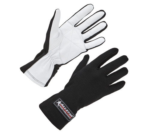 Racing Gloves Non-SFI S/L Black Large