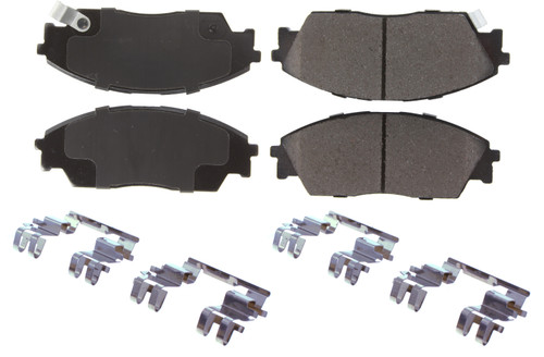 Posi-Quiet Ceramic Brake Pads with Shims and Har