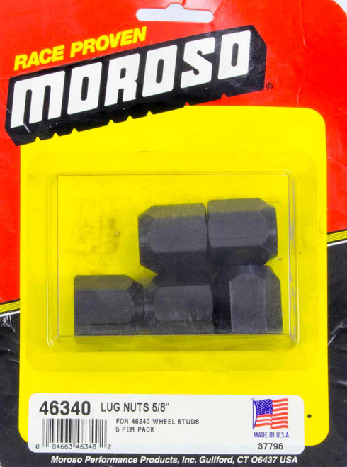 Moroso 5/8-16 Lug Nuts (5pk)