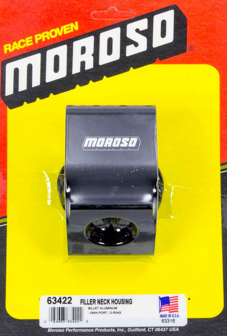 Moroso Filler Neck Housing - Billet Alum.