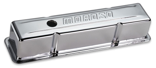 Moroso Chrome B/E Valve Covers SBC Tall w/o Baffle