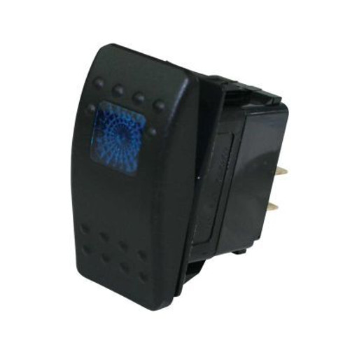 Moroso Repl. Blue LED Light Rocker On-Off Switch