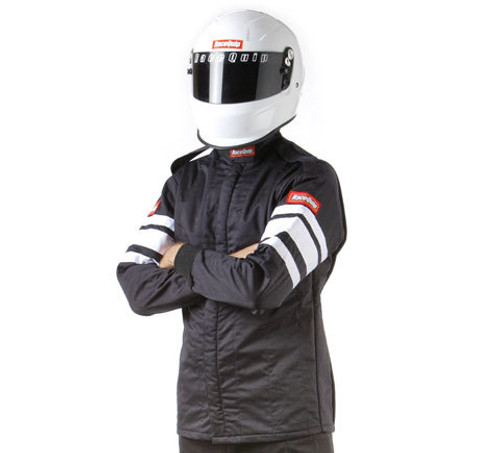 RaceQuip Black Jacket Multi Layer Med-Tall