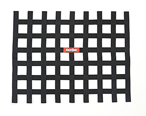 RaceQuip Ribbon Window Net Black Non-SFI