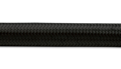 Vibrant Performance 2ft Roll -10 Black Nylon Braided Flex Hose