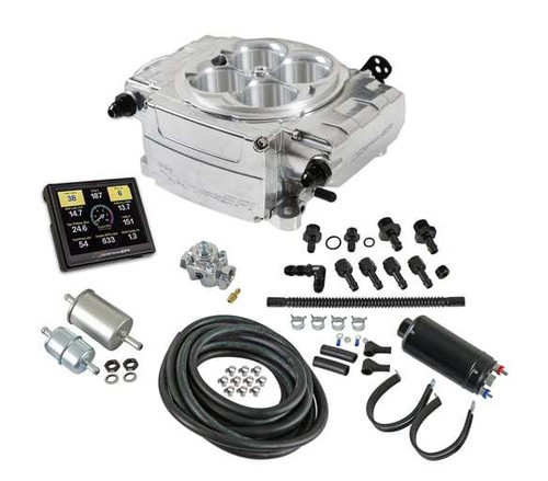 Holley Sniper 2 EFI Master Kit Polished wo/PDM